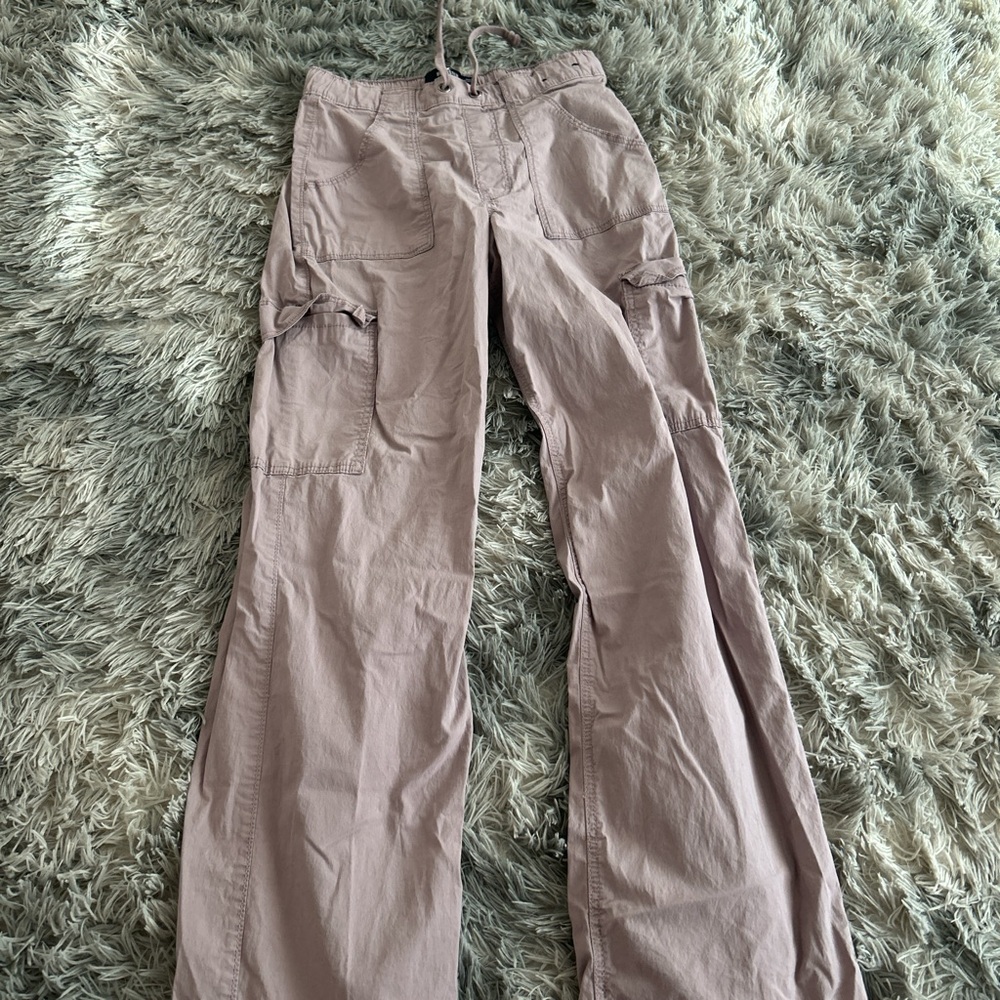 Hollister Womens Baggy Pants- Light Purple